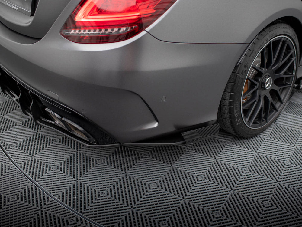 Divisores laterales traseros y aletas Maxton Design Street Pro - Mercedes C63 AMG W205/S205 Facelift