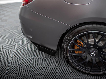 Maxton Design Street Pro Rear Side Splitters + Flaps - Mercedes C63 AMG W205/S205 Facelift