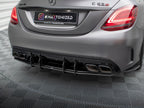 Maxton Design Street Pro Rear Diffuser - Mercedes C63 AMG W205/S205 Facelift
