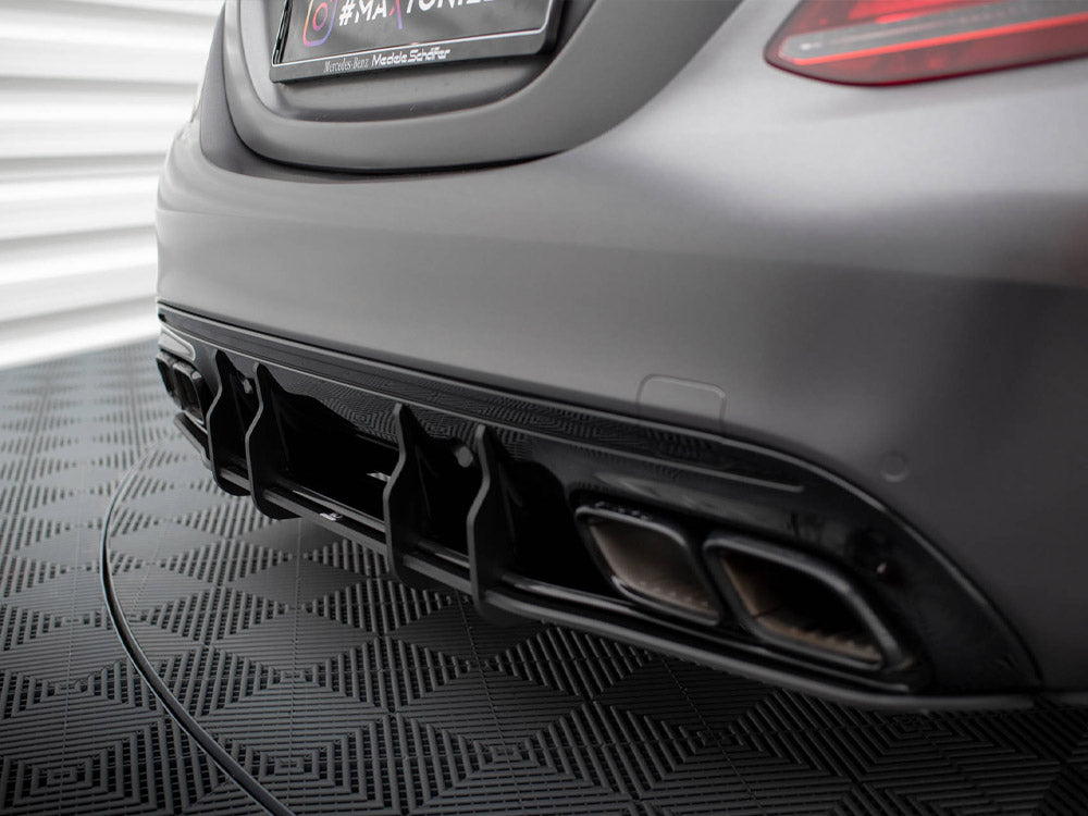 Maxton Design Street Pro Rear Diffuser - Mercedes C63 AMG W205/S205 Facelift