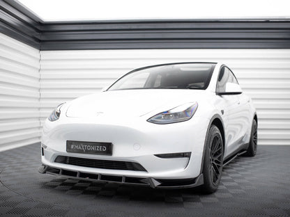 Maxton Design Street Plus Front Splitter V1 - Tesla Model Y