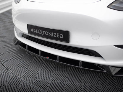 Maxton Design Street Plus Front Splitter V1 - Tesla Model Y