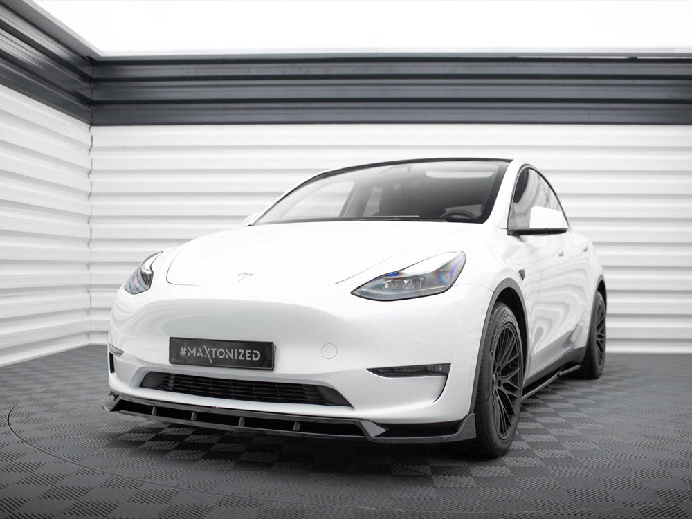 Maxton Design Street Plus Front Splitter V2 - Tesla Model Y