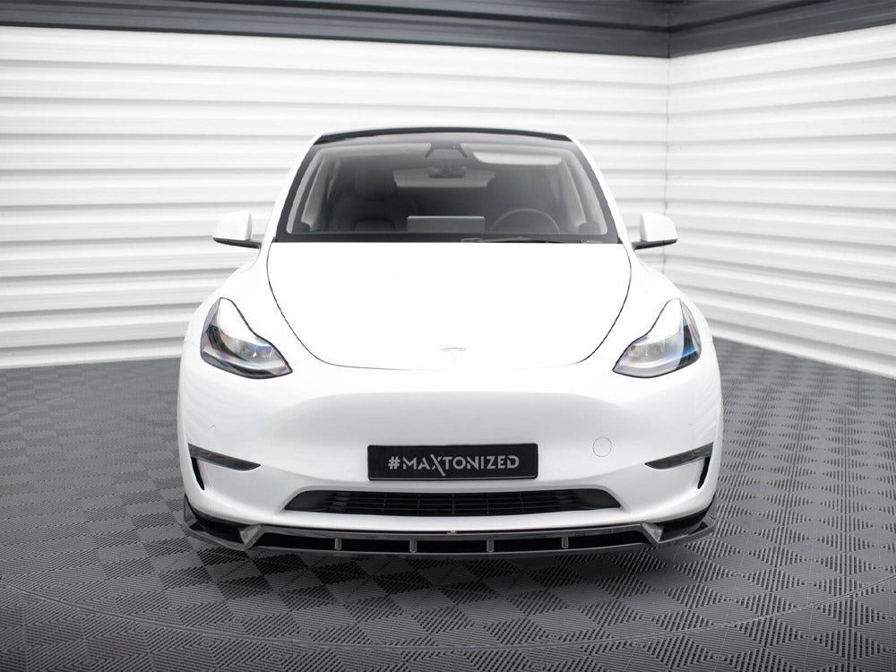 Maxton Design Street Plus Front Splitter V2 - Tesla Model Y