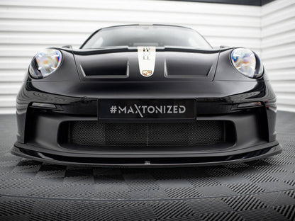 Maxton Design Street Plus Front Splitter - Porsche 911 GT3 992.1