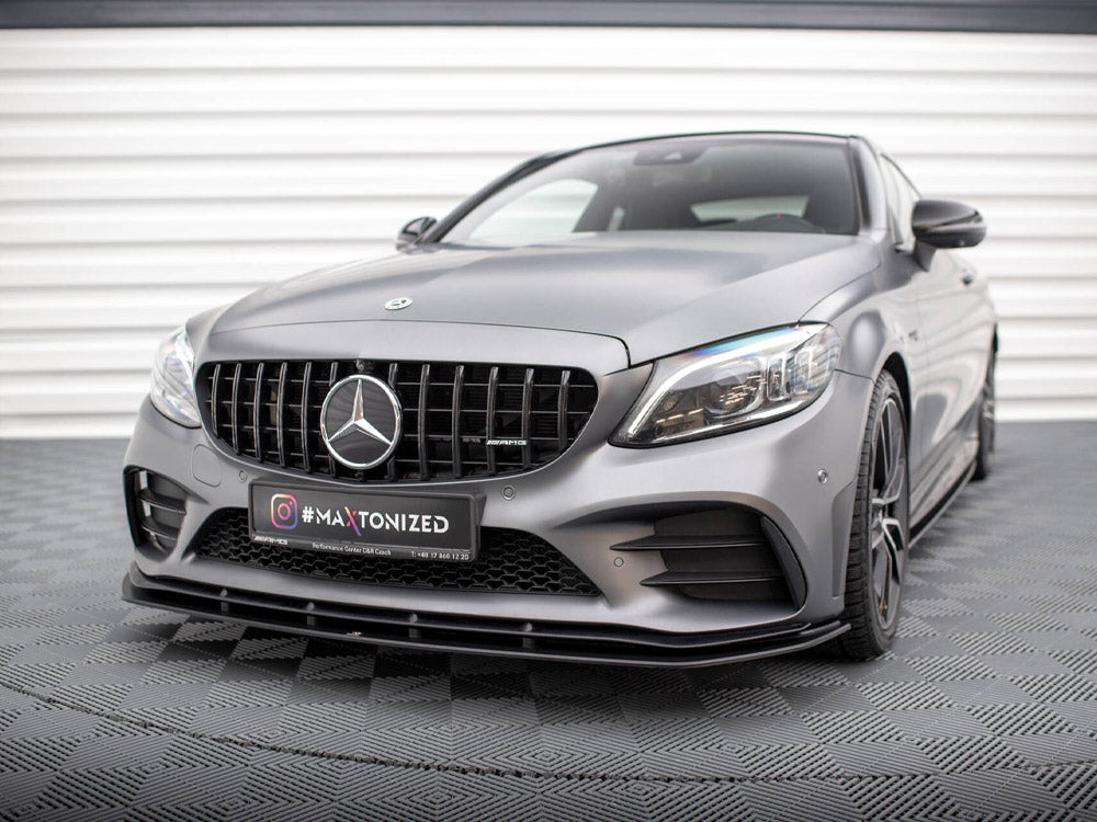 Maxton Design Street Pro Front Splitter - Mercedes C43 AMG C205 Facelift