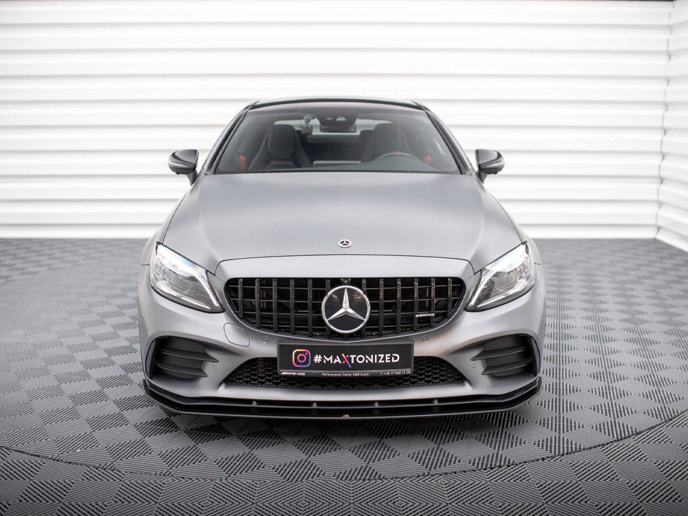 Maxton Design Street Pro Front Splitter - Mercedes C43 AMG C205 Facelift