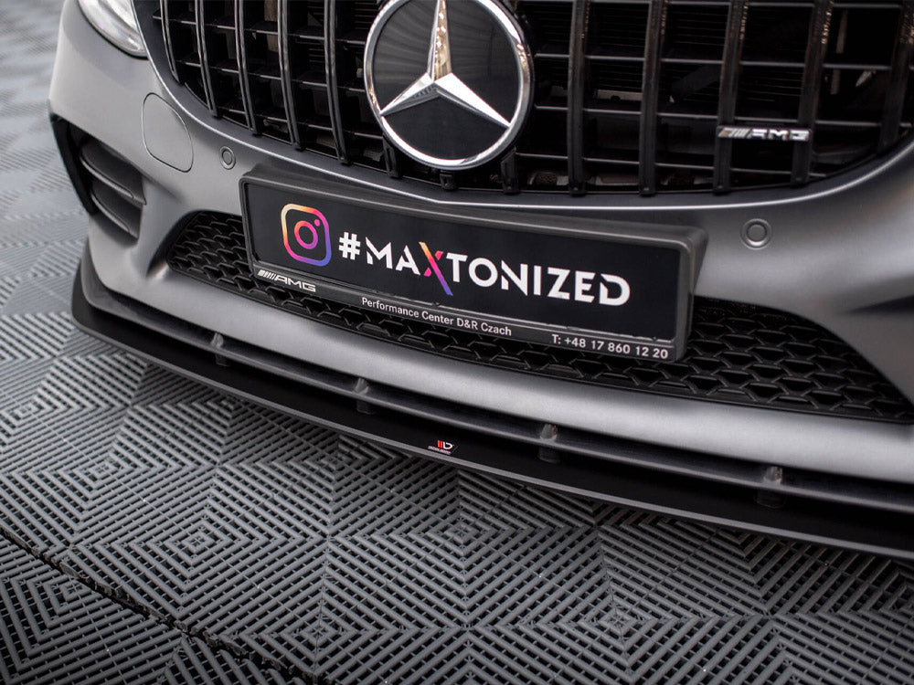 Maxton Design Street Pro Front Splitter - Mercedes C43 AMG C205 Facelift