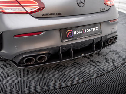 Maxton Design Street Pro Rear Diffuser - Mercedes C43 AMG C205 Facelift