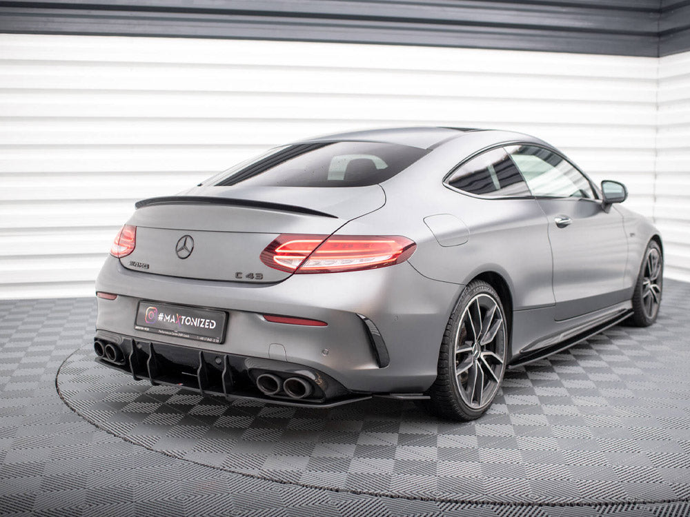 Maxton Design Street Pro Rear Side Splitters - Mercedes C43 AMG C205 Facelift