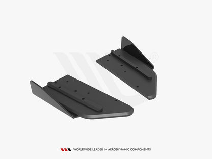 Maxton Design Street Pro Rear Side Splitters + Flaps - Mercedes C43 AMG C205 Facelift