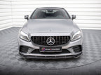 Maxton Design Street Plus Front Splitter V1 - Mercedes C43 AMG C205/W205/S205 Facelift