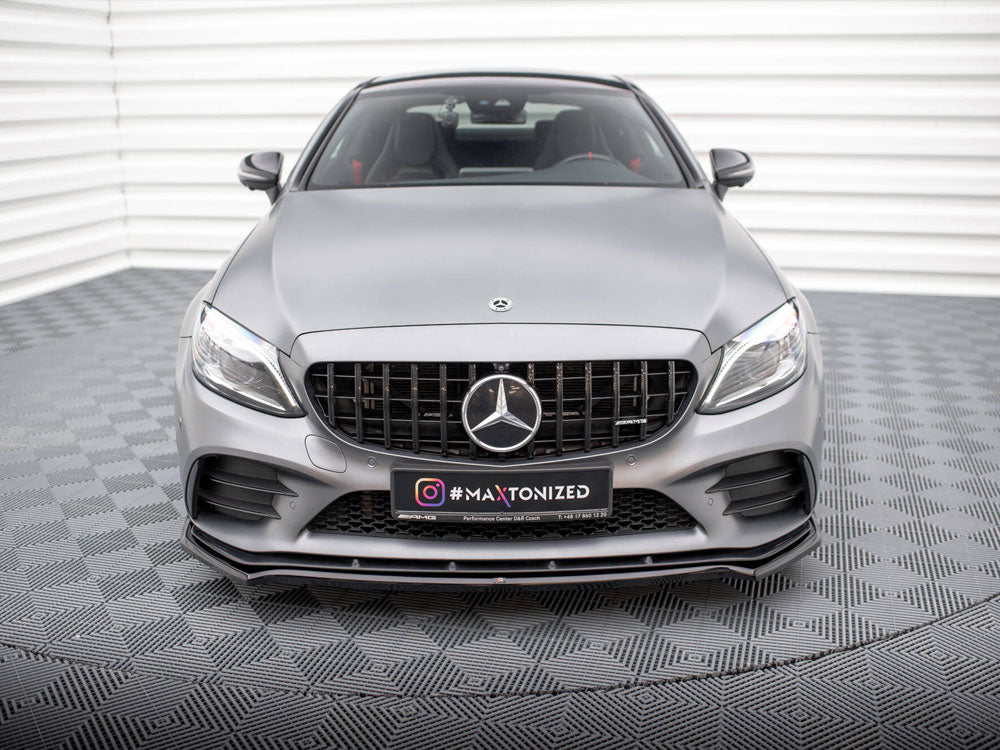 Maxton Design Street Plus Front Splitter V1 - Mercedes C43 AMG C205/W205/S205 Facelift