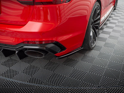 Maxton Design Street Plus Rear Side Splitters - Audi RS4 B9