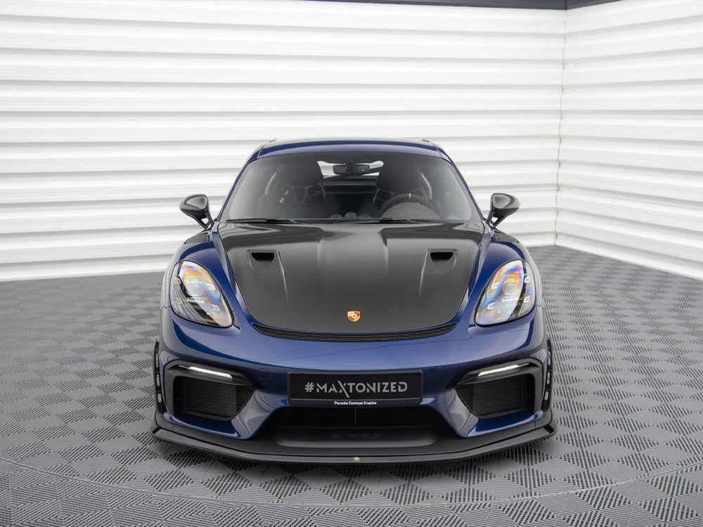 Maxton Design Street Plus Front Splitter - Porsche Cayman GT4RS 718