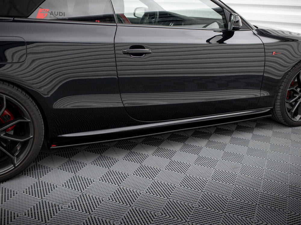 Maxton Design Street Plus Side Skirt Diffusers - Audi S5 8T Cabriolet