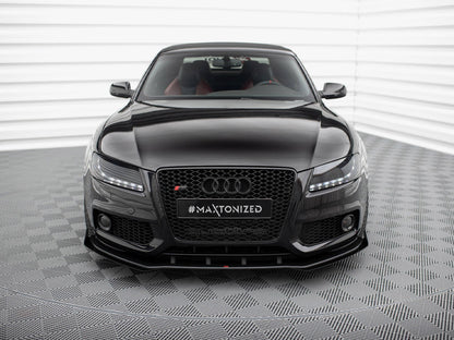 Maxton Design Street Pro Front Splitter + Flaps - Audi S5 8T