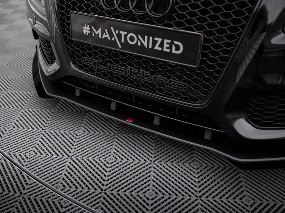Maxton Design Street Pro Front Splitter + Flaps - Audi S5 8T