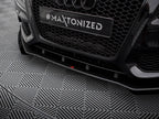 Maxton Design Street Pro Front Splitter + Flaps - Audi S5 8T