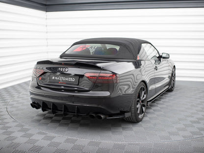 Maxton Design Street Pro Rear Side Splitters + Flaps - Audi S5 8T Coupe