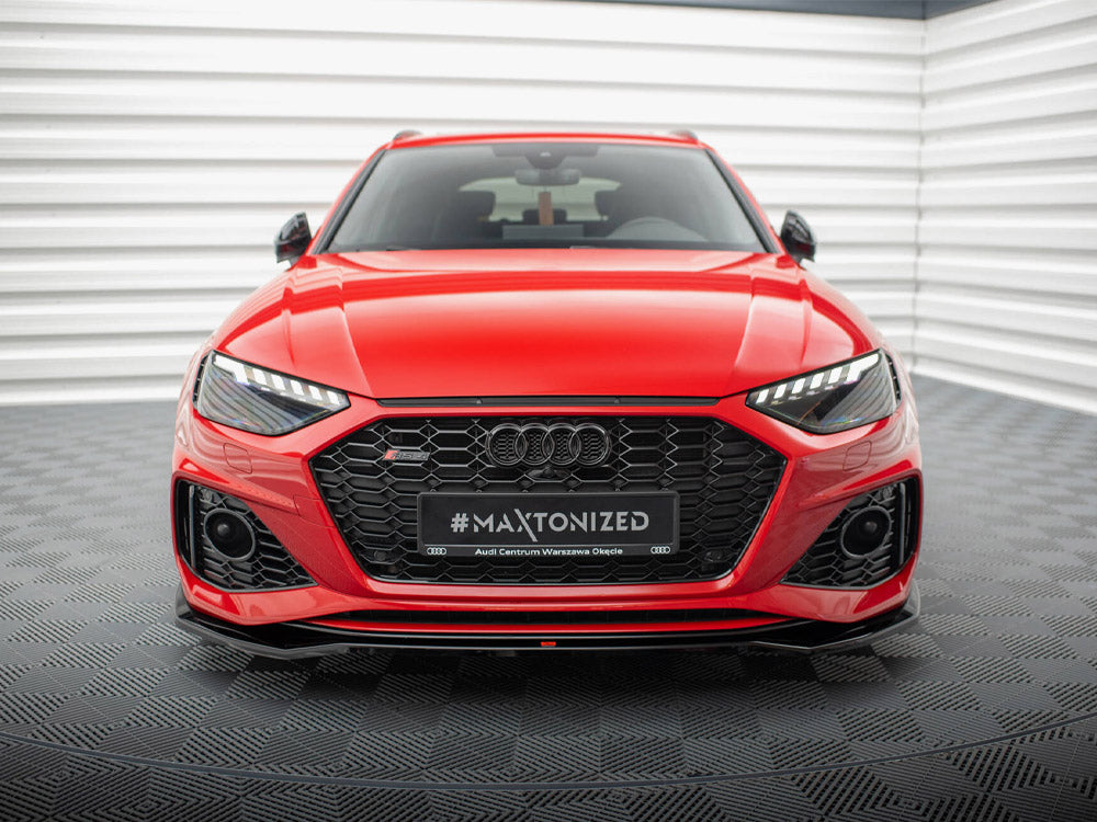 Maxton Design Street Plus Front Splitter V1 - Audi RS4 B9 Facelift