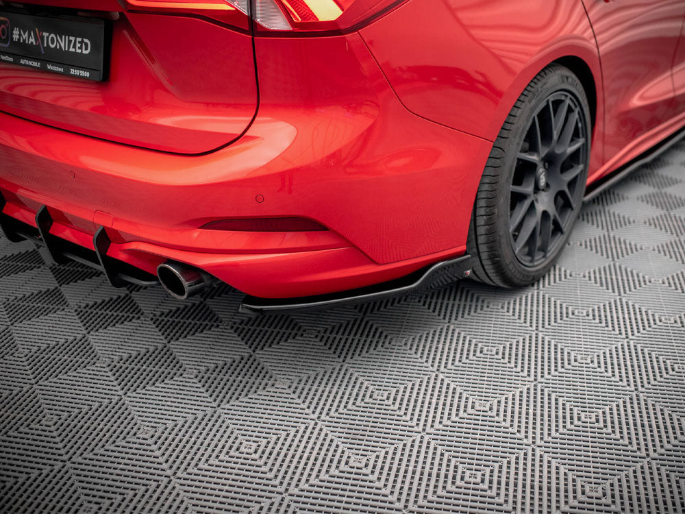 Maxton Design Street Plus Rear Side Splitters V6 - Ford Focus ST Mk4 Estate