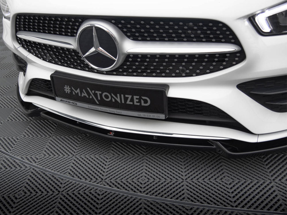 Maxton Design Street Plus Front Splitter V2 - Mercedes CLA35 AMG C118