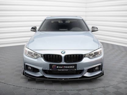 Maxton Design Street Pro Front Splitter + Flaps - BMW 435i/440i F32/F33/F36