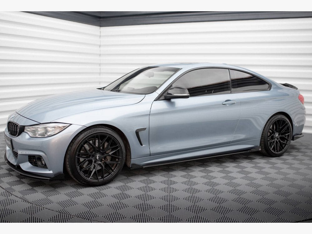 Maxton Design Street Pro Side Skirt Diffusers + Flaps - BMW 435i/440i F32/F33/F36