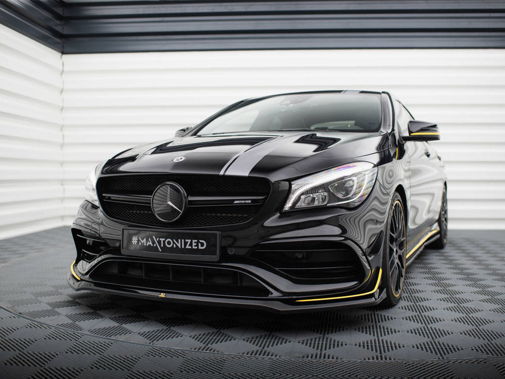 Maxton Design Street Plus Front Splitter V3 - Mercedes CLA45 AMG Aero C117 Facelift