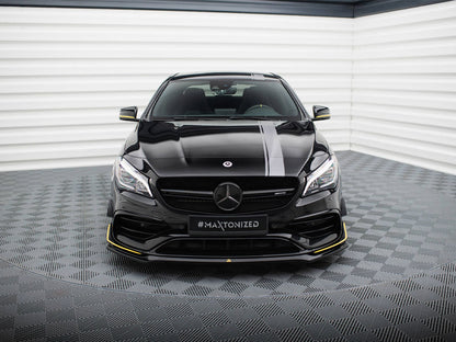 Maxton Design Street Plus Front Splitter V3 - Mercedes CLA45 AMG Aero C117 Facelift