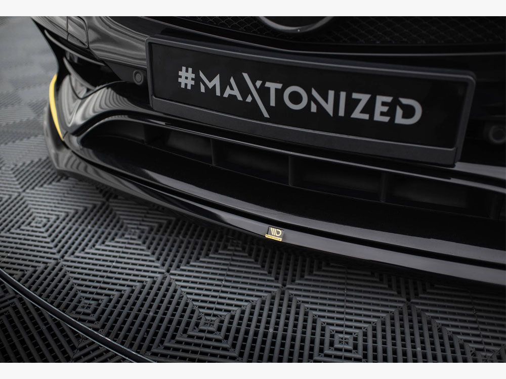 Maxton Design Street Plus Front Splitter V3 - Mercedes CLA45 AMG Aero C117 Facelift