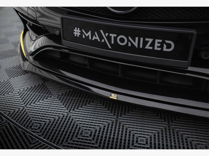 Maxton Design Street Plus Front Splitter V3 - Mercedes CLA45 AMG Aero C117 Facelift