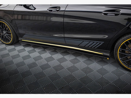 Maxton Design Street Plus Side Skirt Diffusers - Mercedes CLA45 AMG Aero C117 Facelift