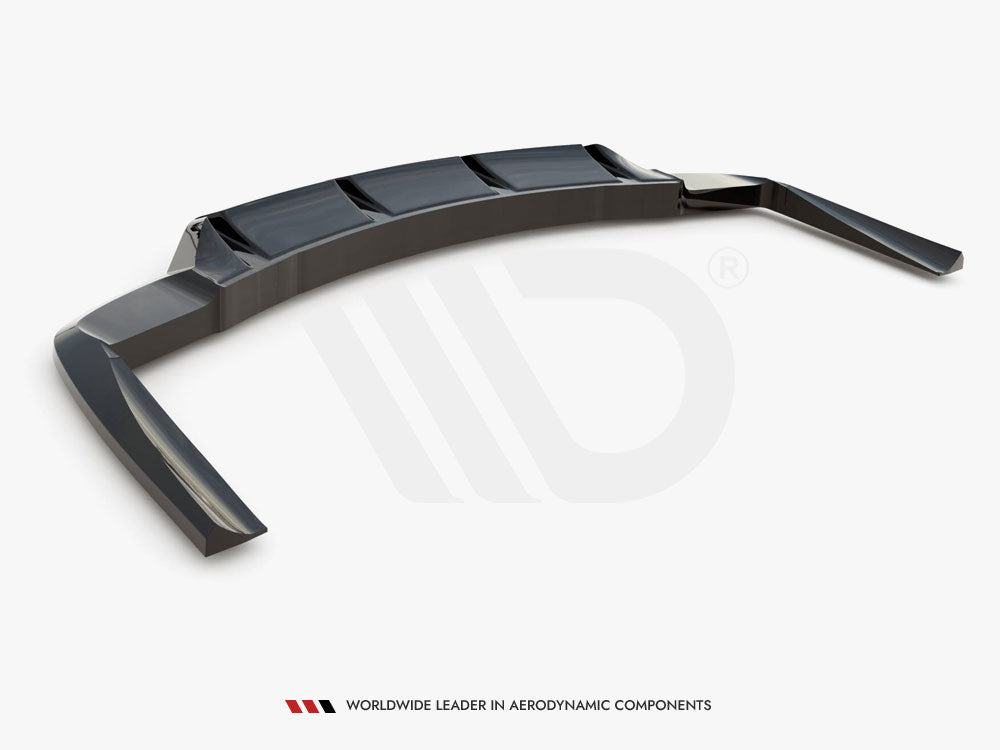 Maxton Design Street Plus Central Rear Splitter - Mercedes CLA45 AMG Aero C117 Facelift