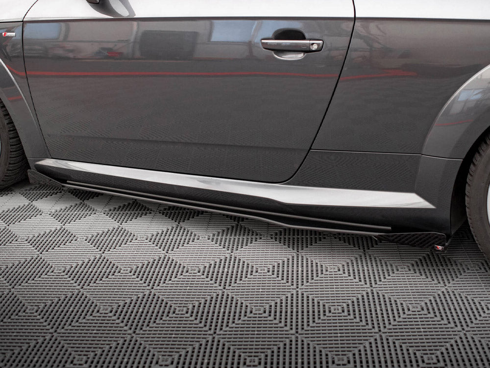 Maxton Design Street Pro Side Skirt Diffusers + Flaps - Audi TTS 8S