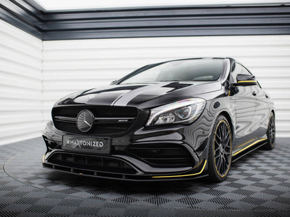 Maxton Design Street Pro Front Splitter - Mercedes CLA45 AMG C117 Facelift