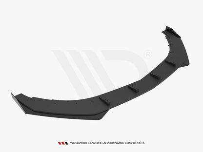 Maxton Design Street Pro Front Splitter + Flaps - Mercedes CLA45 AMG C117 Facelift