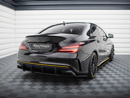 Maxton Design Street Pro Rear Side Splitters - Mercedes CLA45 AMG C117 Facelift