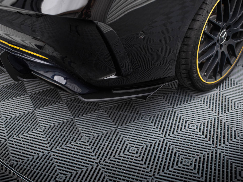 Divisores laterales traseros y aletas Maxton Design Street Pro - Mercedes CLA 45 AMG C117 Facelift