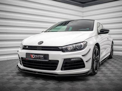 Maxton Design Street Pro Front Splitter + Flaps - VW Scirocco R