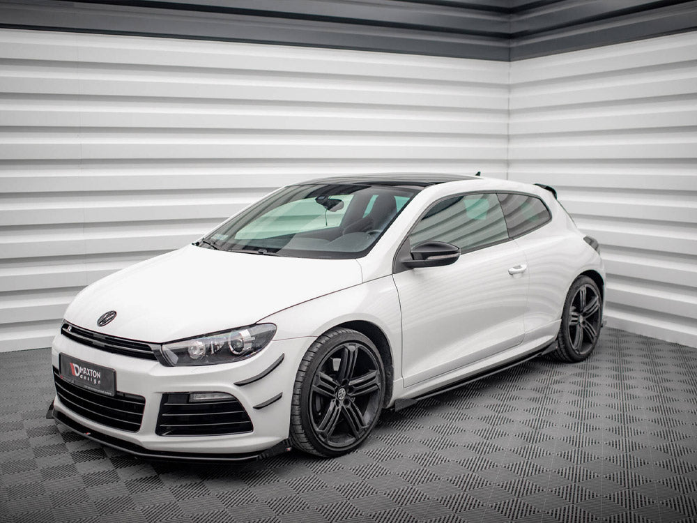 Maxton Design Street Pro Side Skirt Diffusers + Flaps - VW Scirocco R