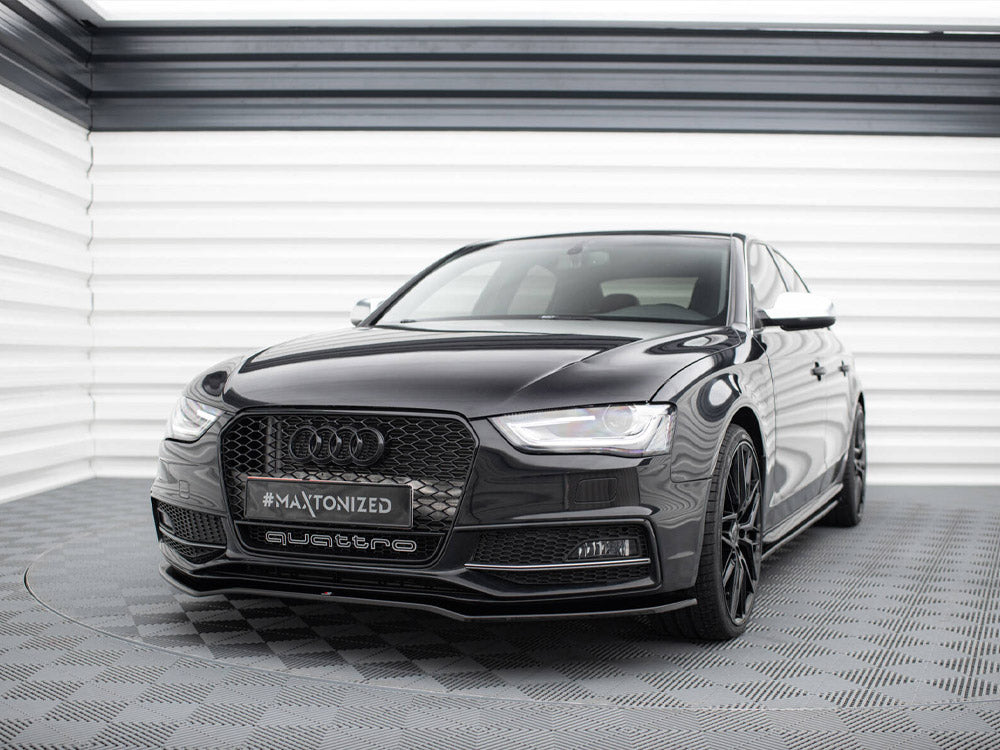 Maxton Design Street Plus Front Splitter V2 - Audi S4 B8 Facelift