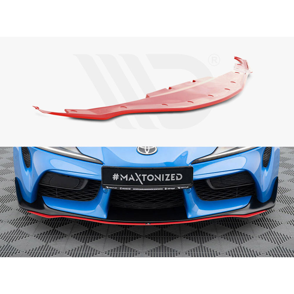 Maxton Design Street Plus Front Splitter V3 - Toyota GR Supra