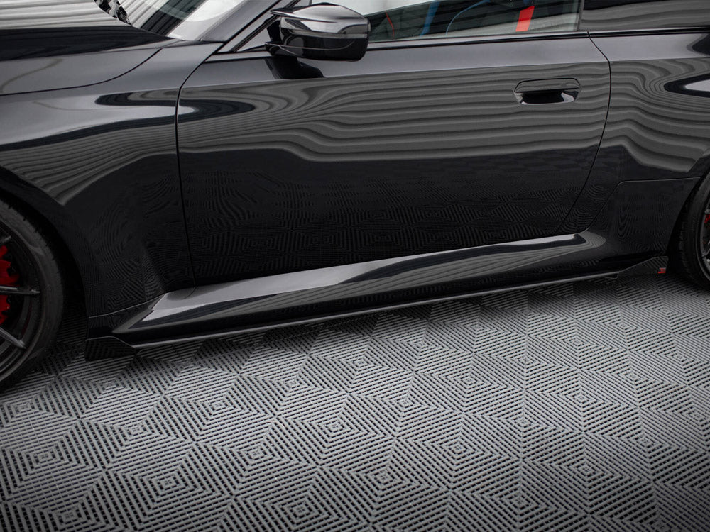 Difusores de faldones laterales Maxton Design Street Pro V1 + aletas - BMW M2 G87