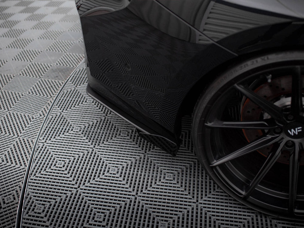 Divisores laterales traseros Maxton Design Street Pro V1 + Aletas - BMW M2 G87