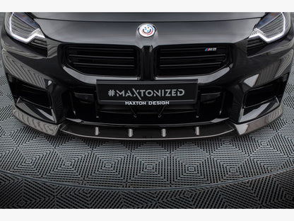 Maxton Design Carbon Fibre Front Splitter V2 - BMW M2 G87