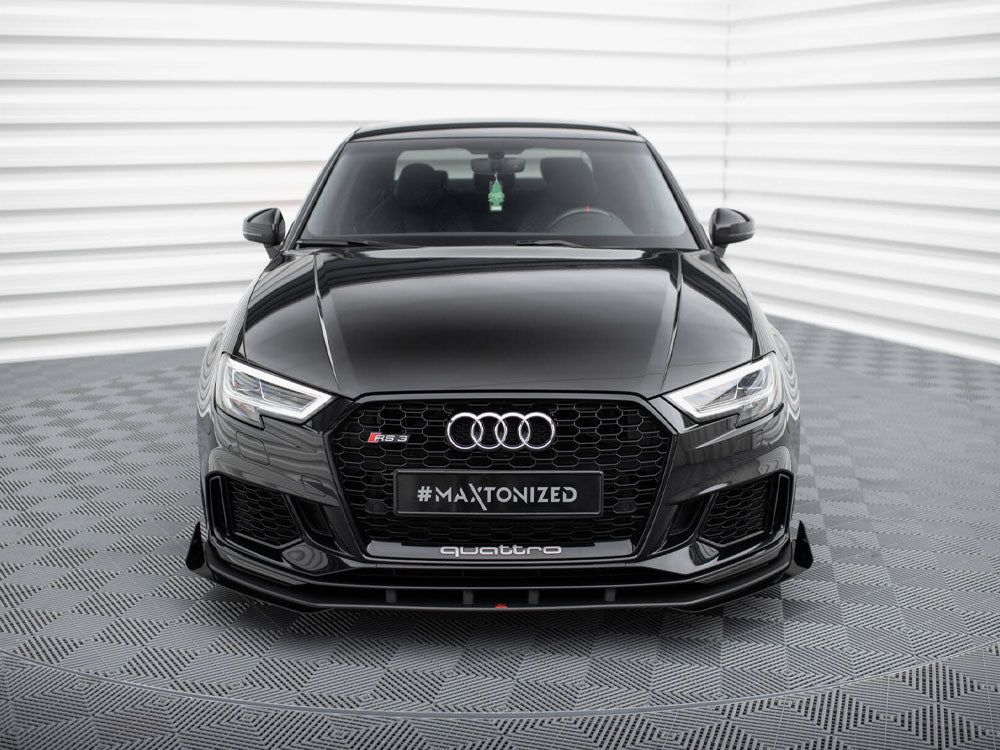 Maxton Design Street Pro Front Splitter + Flaps - Audi RS3 8V.2