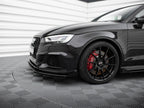 Maxton Design Street Pro Front Splitter + Flaps - Audi RS3 8V.2