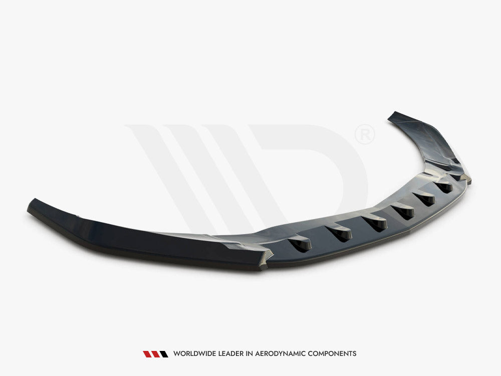 Maxton Design Street Plus Front Splitter V1 - Mercedes A45 AMG Aero W176 Facelift